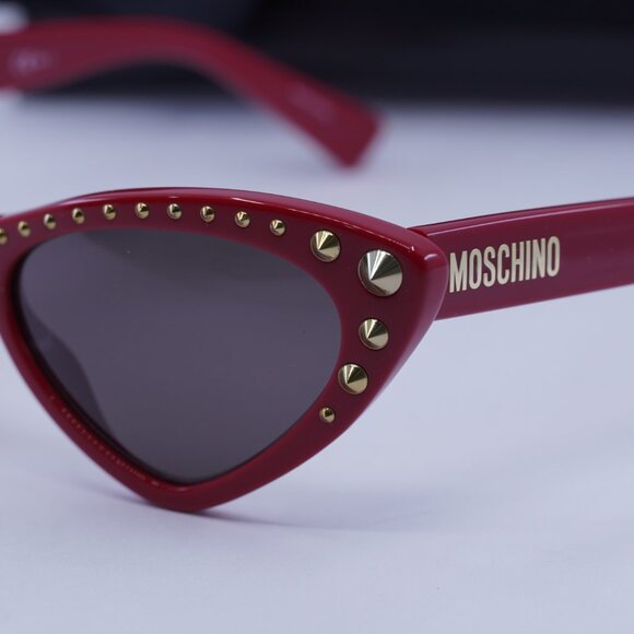 Final Price! Moschino MOS 093/S 0C9A IR Red/Grey Sunglasses main image 8